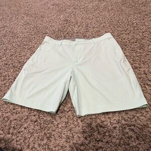 Nike Men's Mint Green Flat Front Shorts